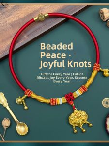 SHOUSHITIANGONG | Baby Birthday Chinese Style Handmade Original Design Necklace