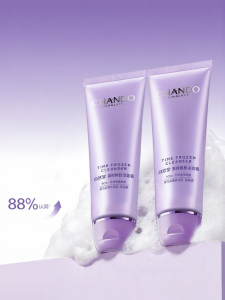 Chando | Sensitive Skin Gentle Cleansing Face Cream 2-in-1 Cleanse and Remove Makeup