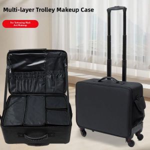Professional Multifunctional Large Capacity Makeup Case