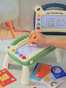 Kids Magnetic Drawing Board Educational Game Brain Painting Blackboard Learning Handwriting Pad