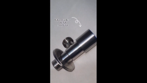 Stop Kran Keran Kamar Mandi Wastafel Toilet Kloset Shower Cabang 1 Single Stainless SUS 304 Stop Kran Air Anti Karat (buat 4 variasi. cabang 1 brushed cabang 2 brushed cabang 1 chrome cabang 2 chrome) tp buat 2 produk.