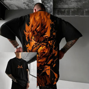 Bandai | "Dragon Ball" Printed T-shirts Are Casual High-quality Streetwear and Comfortable Family Outfits