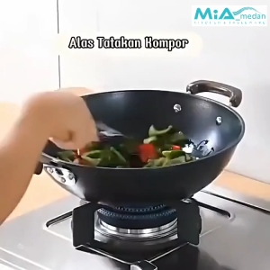MIA Tatakan Alas Kompor Gas Anti Angin (ALL IN 3-4-5-8 KAKI MASUK SEMUA)Bulat Dudukan Kompor Gas
