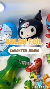 Balon Foil Sanrio: Melody, Cinnamoroll & Kuromi