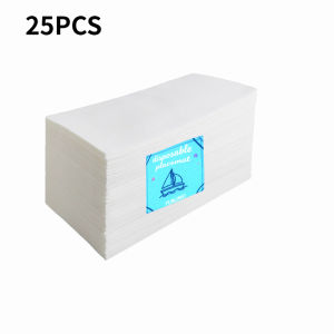 25-100 PCS Airlaid Paper Dinner Napkins Disposable 40x20cm Virgin Wood Pulp for Party Kitchen Table Supplies Cleaning Cloth