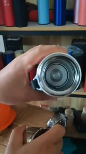 Bình nước giữ nhiệt cao cấp Bottle Sport 1000ML Bình giữ nhiệt Inox 304  Kèm khay lọc trà và dây đeo Thời gian giữ nóng lạnh 10-12 tiếng