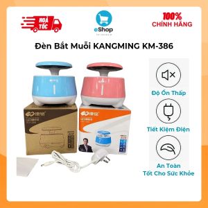Đèn Bắt Muỗi KANGMING KM-386 - Ánh Sáng Xanh Diệt Muỗi Và Côn Trùng Hiệu Quả Yên Tĩnh An Toàn