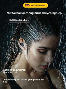 MONLEYTA | Tất tay áo chống nước chuyên nghiệp chống tai giữa có dây không cách âm dùng để tắm và bơi từ Trung Quốc đại lục