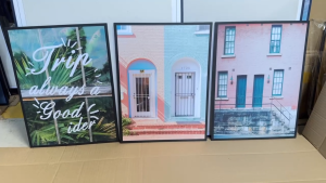 ภาพศิลปะ รูปแขวนผนัง ตกแต่งบ้าน ติดผนังสวยๆ แนวสดใส ธรรมชาติ พร้อมส่ง