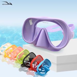 1 ชิ้นหน้ากากดําน้ําดําน้ําฟรีดําน้ําหน้ากากดําน้ําแว่นตามืออาชีพอุปกรณ์ตกปลาใต้น้ําชุดผู้ใหญ่ป้องกันหมอก