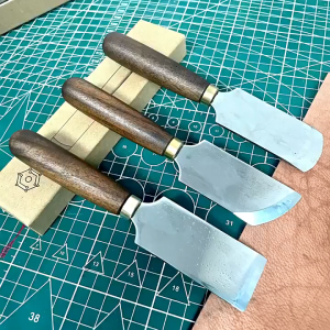 Dao Cắt Da Lạng Da Lưỡi Thép Không Gỉ Loại Tốt - Dụng Cụ Làm Da Handmade DIY