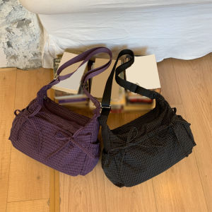 กระเป๋าสะพายไหล่เดี่ยวสไตล์เรโทรสไตล์เกาหลี ความจุขนาดใหญ่ อเนกประสงค์สำหรับไปโรงเรียน ทำงาน และเดินทาง ดีไซน์แบบยูนิเซ็กส์