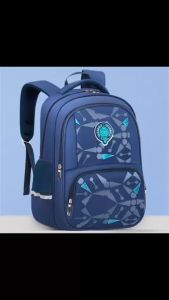 Student Schoolbag: Large Capacity Wear-Resistant Load Reducing Ridge Protection Waterproof and Light Schoolbag