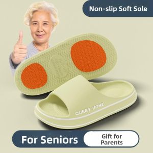 MONLEYTA | New Soft Bottom Indoor Slippers For Elderly Women Anti-Slip Comfortable Summer Open-Toe Sandals Breathable Foot Odor Control