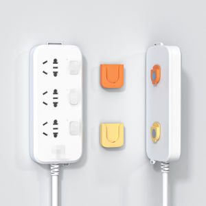 Remote control magnetic suction hook strong adhesive suction cup no-trace nail TV and air conditioning plug strip storage no