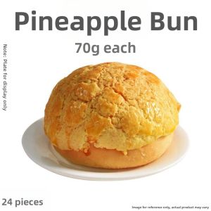 Crispy Top Chinese-style Pineapple Bun Ready to Eat Homemade Breakfast Bread