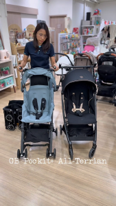 GB รถเข็นเด็ก รุ่น Pockit+ All Terrain พับเล็กกะทัดรัด ล้อคู่เข็นง่าย สำหรับเด็ก 6 เดือนขึ้นไป