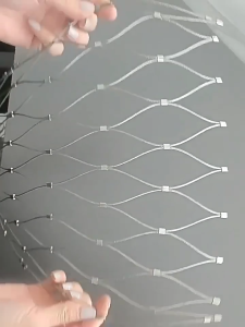 304 stainless steel rope net high-altitude fall prevention net anti-theft net staircase and balcony guard net zoo net