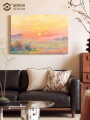 JILEDUO | Fresh and Healing Landscape Oil Painting Decorative Wall Art. 