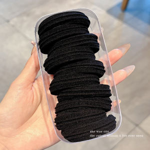 NING ZHOU | High Elastic Durable Ponytail Holder Black