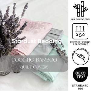 100% Bamboo Quilt Cover | Soft & Cooling | Stardust Bedding