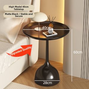 FWTDF | Simple Modern Small Portable Cream Style Creative Bedside Table