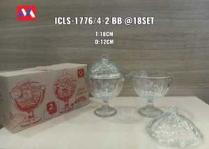 tempat permen toples candy pot 1 dus isi 2 toples