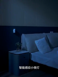 Rgb Motion Sensor Night Light Lampu Tidur Lampu Dinding Night Light Usb Rechargeable Color Changing Lampu Dinding
