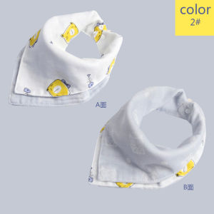 Pure Cotton Baby Bibs Triangle Towel Feeding Towel Boys Girls Cotton Muslin Saliva Towels for 0-3 Years Old Babies