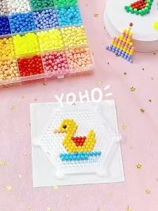 【🇵🇭 Stock&COD】Creative Toys 24 Colors 12800pcs Fused Beads Kit water Spray Beads Refill DIY Set Compatible Art Crafts for Kids Beginners