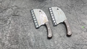 Pisau Koki Super Tajam Stainless Steel Forged Cleaver Knife Daging Ikan Buah Sayur