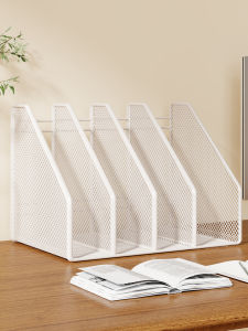 WUBUWEI | Document Organizer Bookend Metal Multi-Level Storage Shelf