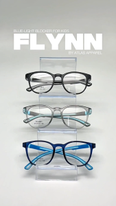 Atlas Apparel FLYNN Premium Kids Eyeglasses (Size 40) - Round Frame