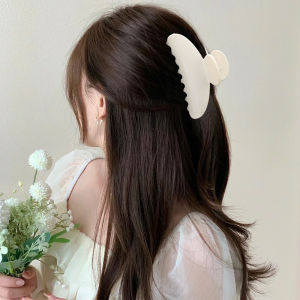 【♡Lovely girls house♡】Korea Elegant Large Pink Hairpin Bath Hair Catch Shark Clip for Women Hair Accessories