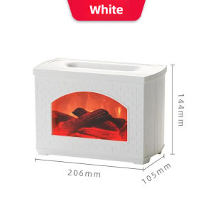 New Simulated Fireplace Air Humidifier Flame Effect Aroma Oil Diffuser Home Aromatherapy Humidifiers Mist Sprayer Air Diffuser