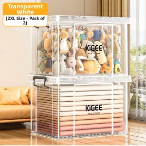 Transparent Durable Large Capacity Storage Box