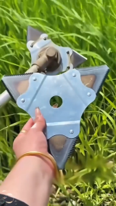 Lưỡi Cắt Cỏ 3 Cạnh Lưỡi Cắt Cỏ Tam Giác Có Răng Cưa Cao Cấp Hợp Kim SK5 Siêu Cứng Bền Bỉ