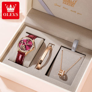 OLEVS | OLEVS 6656 Ladies Watches Hollowed Musical Notes Design Luxury Elegant Original Automatic Mechanical Watch Waterproof Wristwatch