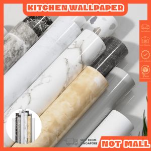 10m Kitchen Oil-Proof Sticker Self Adhesive Wallpaper Wall Stickers Waterproof Kitchen Protection