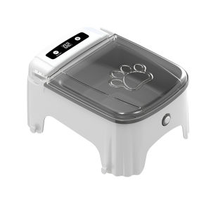 2025 New Smart Control Pet Induction Feeder Ngo Automatic Induction Cover Opening Moisture-Proof Neck Protection