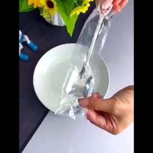 Sendok Sekop Bahan Stainless Spoon Dessert Cake Puding Buah Kue Model Skop Aesthetic Stainless Steel Kecil Lucu Unik