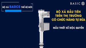 🌟[ CHÍNH HÃNG ] Bồn Cầu Basic Liền Khối BSA-123 Chuẩn 5 Sao🍀