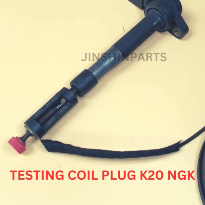 HONDA K20 K24 IGNITION COIL PLUG (NGK HITACHI) WITH WIRE SOCKET PLUG