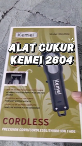 Kemei 2604 Hair Clipper Mesin Alat Cukur Rambut Elektrik KM 2604