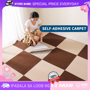 30x30cm Carpet Mat Self-Adhesive Anti-Slip Carpet for Home Office Tiles Noise Prevention DIY Free Splicing Non-Slip Floor Mats