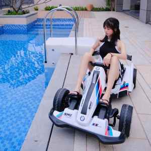 BONINGYU | Electric Rechargeable 4-Wheel Ride-on Remote Control Childrens Go-Kart