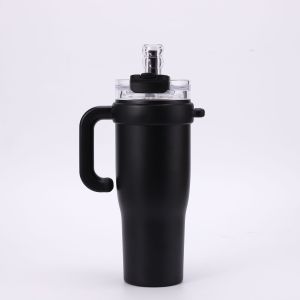BIZE | Cốc Dung Lượng Lớn Cách Nhiệt có Ống Hút