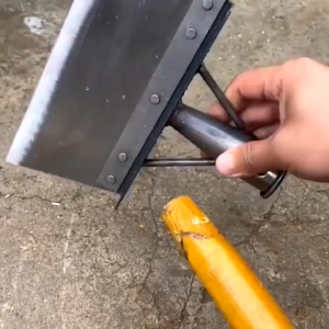 30CM Sekop Pembersih Taman Sekop Datar Tajam Pertanian Tanah Alat Sekop Penyiangan Multifungsi