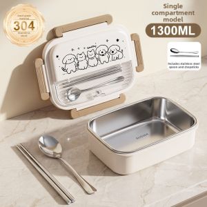 XIAOCHUSHU | Insulated Microwavable Compartment Bento Box