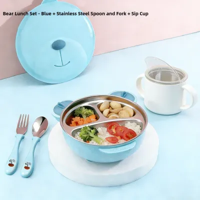 Kurming | Suction Divided Insulated Baby Tray